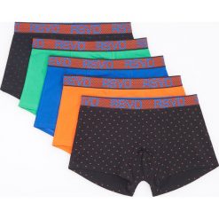 5 pack bokserek - Pomarańczo. Szare bokserki męskie Reserved. Za 69,99 zł.