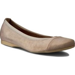 Baleriny SERGIO BARDI - Miranda FW127290517MP 203. Brązowe baleriny damskie marki Sergio Bardi, bez wzorów, ze skóry, eleganckie, bez obcasa. W wyprzedaży za 159,00 zł.