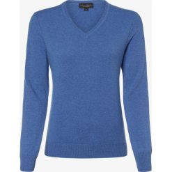 Franco Callegari - Sweter damski z czystego kaszmiru, niebieski. Niebieskie swetry damskie Franco Callegari, m, bez wzorów, z kaszmiru, eleganckie, bez rękawów, bez kaptura. Za 579,95 zł.