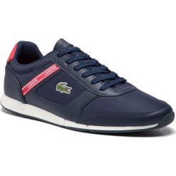 Sneakersy LACOSTE - Menerva Sport 119 2 Cma 7-37CMA0064144 Nvy/Red. Niebieskie sneakersy męskie Lacoste, bez zapięcia. W wyprzedaży za 259,00 zł.