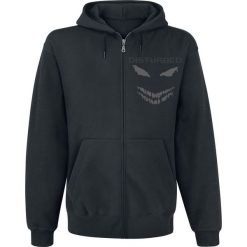 Bluzy męskie: Disturbed Darkness Bluza z kapturem rozpinana czarny
