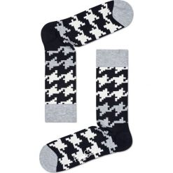 Happy Socks - Skarpety Dogtooth. Szare skarpetki męskie marki Happy Socks, z bawełny. W wyprzedaży za 27,90 zł.