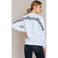 Bluzy damskie: NA-KD Trend Bluza What I Really Want – White