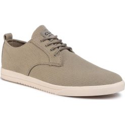 Tenisówki CLAE - Ellington Textile CL20AET05 Sand Canvas. Zielone półbuty męskie Clae, na co dzień, bez wzorów, z gumy, bez zapięcia. Za 369,00 zł.