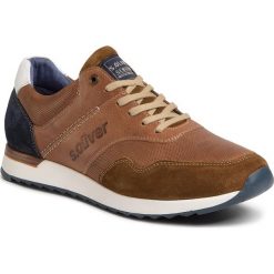 Sneakersy S.OLIVER - 5-13626-24 Camel 312. Pomarańczowe sneakersy męskie S.Oliver, na co dzień, bez wzorów, ze skóry, bez zapięcia. Za 299,00 zł.