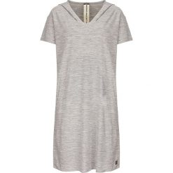 Sukienka "Chill Out" w kolorze szarym. Szare sukienki damskie super.natural, xs, bez wzorów, z kapturem, bez rękawów, midi. W wyprzedaży za 159,95 zł.