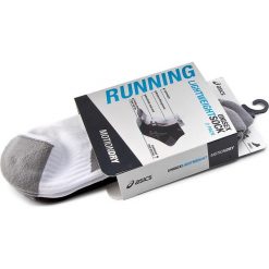 Zestaw 2 par niskich skarpet męskich ASICS - 2Ppk Lightweight Sock 130888 0001. Czarne skarpetki męskie Asics, bez wzorów, z elastanu. Za 49,90 zł.