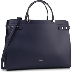 Torebka FURLA - Lady M 1033855 B BWF8 R74 Blu Notte g. Niebieskie torebki klasyczne damskie Furla, bez wzorów, ze skóry, klasyczne, bez dodatków. Za 1929,00 zł.