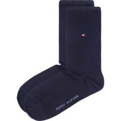 Tommy Hilfiger 2-pack Skarpetki Niebieski. Niebieskie skarpetki damskie TOMMY HILFIGER, bez wzorów, z elastanu. Za 52,95 zł.