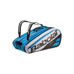 Torba do sportów rakietowych Babolat Pure na 9 rakiet. Czarne torby podróżne marki Babolat, sportowe, małe. Za 250,00 zł.