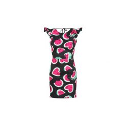 Sukienki krótkie Love Moschino WVF6500. Sukienki małe czarne marki Love Moschino, z krótkim rękawem. Za 748,30 zł.