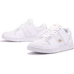 LACOSTE THRILL 120 1 US SFA > 739SFA003521G. Buty sportowe damskie Lacoste, bez wzorów, ze skóry, sportowe, tenisowe. W wyprzedaży za 299,99 zł.
