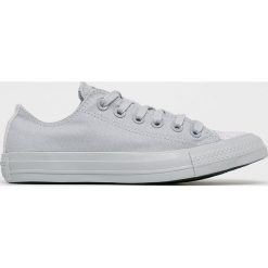 Converse - Tenisówki. Szare trampki i tenisówki damskie Converse, bez wzorów, z gumy, na sznurówki. W wyprzedaży za 219,90 zł.