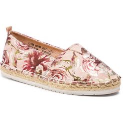 Espadryle MARCO TOZZI - 2-24210-22 Rose Flower 584. Różowe espadryle damskie Marco Tozzi, bez wzorów, ze skóry ekologicznej, bez obcasa. Za 139,90 zł.