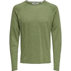 ONLY&SONS Męska sweter Andre as 12 Raglanowa Crew czapka Knit Reg Olive Branch (rozmiar M). Zielone czapki męskie Only&Sons, bez wzorów. W wyprzedaży za 85,00 zł.