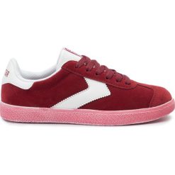 Sneakersy BIG STAR - DD274298 Red. Czerwone półbuty damskie BIG STAR, ze skóry. Za 149,00 zł.