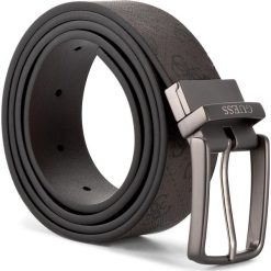 Pasek Męski GUESS - BM2500 LEA40 BRO. Brązowe paski męskie Guess, z aplikacjami, ze skóry. Za 229,00 zł.