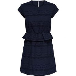 ONLY Kobiety ubierają Silvija Capsleeve Anglais Dress stopień kompatybilności Night Sky (rozmiar 40). Spódniczki damskie ONLY, bez wzorów. W wyprzedaży za 93,00 zł.