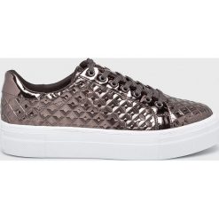 Tamaris - Buty. Szare buty sportowe damskie Tamaris, bez wzorów, z materiału, sportowe. W wyprzedaży za 119,90 zł.