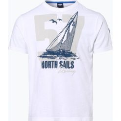 North Sails - T-shirt męski, czarny. Czarne t-shirty męskie marki North Sails, m, z nadrukiem, bez kołnierzyka. Za 199,95 zł.