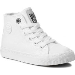 Trampki BIG STAR - BB374141 White. Białe trampki dziewczęce BIG STAR, bez wzorów, z gumy, bez zapięcia. Za 89,00 zł.