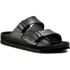 Klapki BIRKENSTOCK - Arizona 0129423 Black. Czarne klapki damskie Birkenstock, bez wzorów, z tworzywa sztucznego, bez obcasa. Za 119,00 zł.
