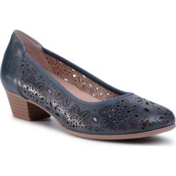 Półbuty CAPRICE - 9-22504-24 Jeans Nappa 888. Niebieskie półbuty damskie Caprice, na co dzień, bez wzorów, z jeansu, bez obcasa, na płaskiej podeszwie, bez zapięcia. W wyprzedaży za 199,00 zł.