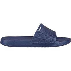 Coqui Męskie klapki Tora Navy 7081-100-2100 (rozmiar 43). Niebieskie kapcie męskie Coqui, bez wzorów. W wyprzedaży za 27,00 zł.