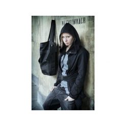 Dzianinowa bawełniana bluza KIYOSE z kapturem. Czarne bluzy damskie z kapturem marki Pikiel, s, z bawełny. Za 332,99 zł.