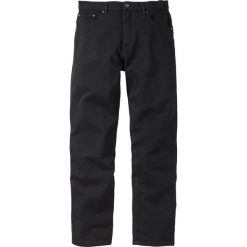 Dżinsy ze stretchem Classic Fit Straigt bonprix czarny. Czarne jeansy męskie bonprix, na co dzień, m, bez wzorów, z jeansu, klasyczne. Za 89,99 zł.