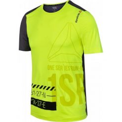 Reebok Koszulka męska One Series Running Short Sleeve ACTIVChill żółto-szara r. S (AX9325). Szare t-shirty męskie Reebok, s. Za 107,98 zł.