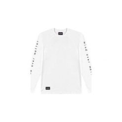 WHITE LONGSLEEVE. Białe bluzki damskie marki MAJORS, s, bez wzorów, z bawełny, bez kołnierzyka, bez rękawów. Za 140,00 zł.