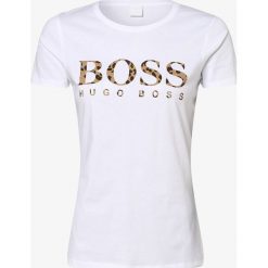 BOSS Casual - T-shirt damski – Tiboss, biały. Białe t-shirty damskie BOSS Casual, l, z nadrukiem, casualowe, bez kołnierzyka. Za 219,95 zł.