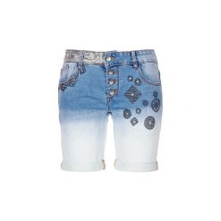 Szorty i Bermudy Desigual VLADEMU. Niebieskie bermudy damskie Desigual. Za 261,75 zł.