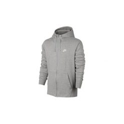 Bluzy Nike M NSW Hoodie FZ JSY Club 861754-063. Szare bluzy męskie Nike, xl, bez wzorów, bez kołnierzyka, bez rękawów, bez kaptura. Za 169,99 zł.