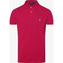 Polo Ralph Lauren - Męska koszulka polo – Slim fit, różowy. Różowe koszulki męskie Polo Ralph Lauren, s, bez wzorów, z bawełny, sportowe, polo, bez rękawów. Za 449,95 zł.