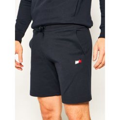 Szorty sportowe Tommy Sport S20S200350. Niebieskie spodnie męskie Tommy Sport, s, bez wzorów, z bawełny, sportowe. Za 229,00 zł.