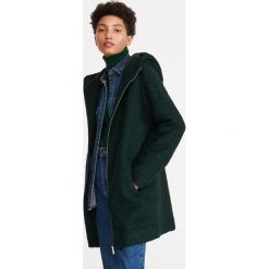 Kurtka ze strukturalnej tkaniny - Khaki. Brązowe kurtki damskie Reserved, bez wzorów, z tkaniny, bez kaptura. Za 179,99 zł.
