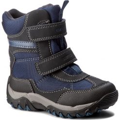 Buty zimowe chłopięce: Śniegowce GEOX – J Alaska B.B Wpf A J642ZA 01150 C0700 M Navy/Avio