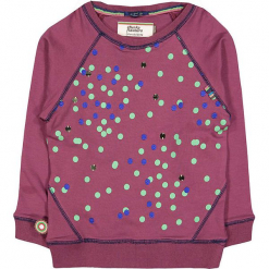 Bluza "Let's All Chant" w kolorze bordowym. Czerwone bluzy niemowlęce 4FunkyFlavours Kids, w kropki. W wyprzedaży za 102,95 zł.