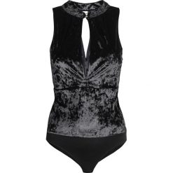 Patrizia Pepe Body "Velvet Top". Bluzki damskie Patrizia Pepe, bez wzorów, z tkaniny, bez kołnierzyka. Za 199,00 zł.