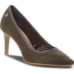 Szpilki: Szpilki TOMMY HILFIGER – Tommy Knit Pointy Pump FW0FW02971 Dusty Olive 011