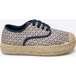 Corina - Espadryle. Szare espadryle damskie marki Corina, z materiału, na platformie. W wyprzedaży za 49,90 zł.