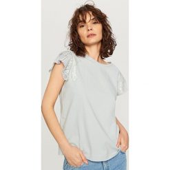 T-shirt z krótkimi rękawami - Niebieski. Niebieskie t-shirty damskie Reserved, l. Za 29,99 zł.