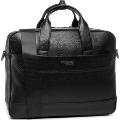 Torba na laptopa TRUSSARDI JEANS - 71B00169 K299. Czarne torby męskie skórzane Trussardi Jeans, bez wzorów, z jeansu. W wyprzedaży za 489,00 zł.