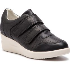 Sneakersy GEOX - D Stardust C D8230C 00085 C9999 Black. Czarne sneakersy damskie marki Geox, ze skóry ekologicznej. W wyprzedaży za 299,00 zł.