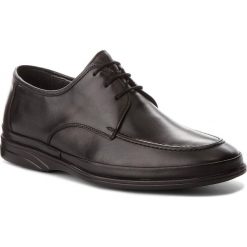 Półbuty SERGIO BARDI - Flavon SS127338418HB 101. Czarne buty wizytowe męskie Sergio Bardi, bez wzorów, ze skóry, eleganckie, bez zapięcia. W wyprzedaży za 159,00 zł.