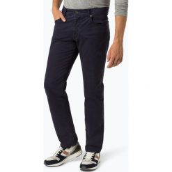 BRAX - Spodnie męskie – Cooper Fancy, niebieski. Niebieskie spodnie męskie marki BRAX, s, bez wzorów, z materiału, eleganckie. Za 299,95 zł.