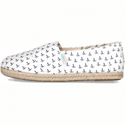 PAEZ espadryle damskie Classic Print Anchors 37 biały. Białe espadryle damskie Paez, z nadrukiem, bez obcasa. Za 239,00 zł.