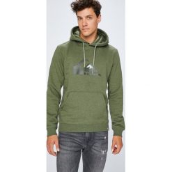 Quiksilver - Bluza. Szare bejsbolówki męskie Quiksilver, m, z nadrukiem, z bawełny, z kapturem. W wyprzedaży za 219,90 zł.